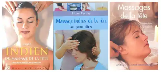 Sélection d'ouvrages sur le massage indien de la tête