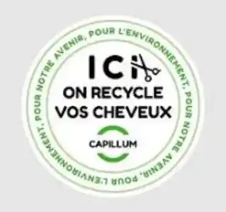 Logo Capillum « Ici on recycle vos cheveux »