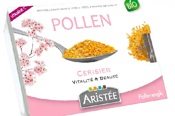 Cure de pollen frais de cerisier bio de chez Aristée