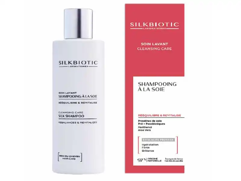 SILKBIOTIC Shampoing à la soie - Soin lavant - 200ml