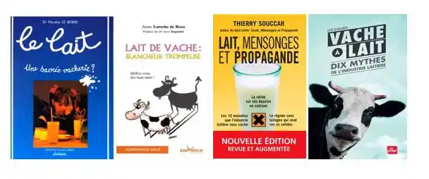 Sélection d'ouvrages sur les méfaits du lait de vache - Univ'Hair