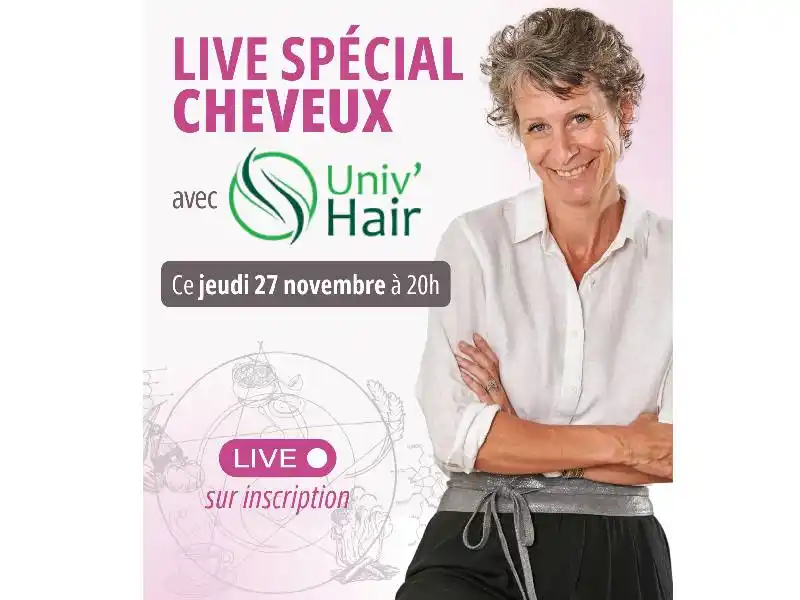 🗓️ Rediffusion prévue mi-décembre 2025 – Chute de cheveux autrement !  🎤 Interview exclusive Univ’Hair avec Nina Voit