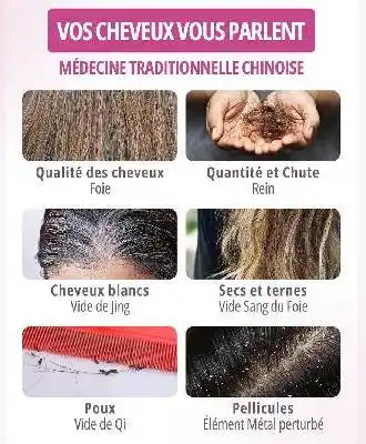 Symptômes des cheveux selon Médecine chinoise-Univ'Hair