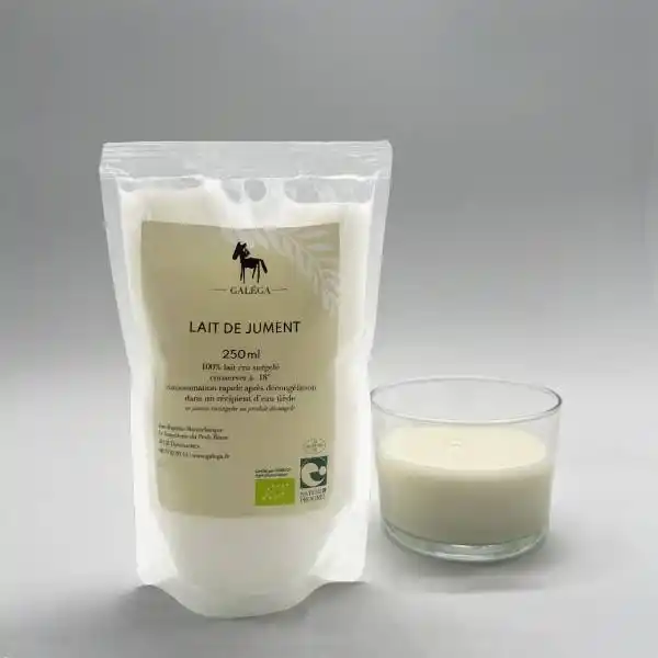 Lait de jument cru Gal&eacute;ga-Univ'Hair