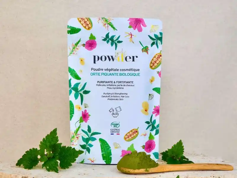 Poudre d'ortie piquante biologique Powder-Univ'Hair