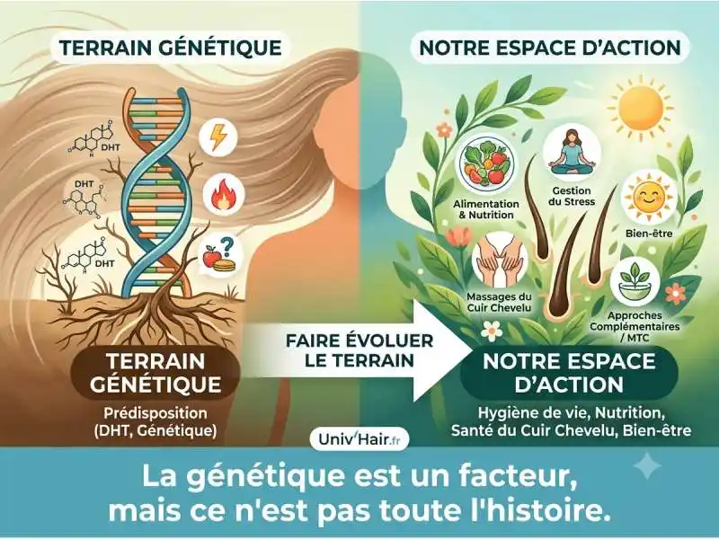 Alopécie androgénétique : « C’est génétique, il n’y a rien à faire »… Vraiment ?