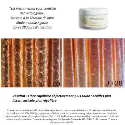 Test instrumental Masque kératine Mlle Agathe-UnivHair